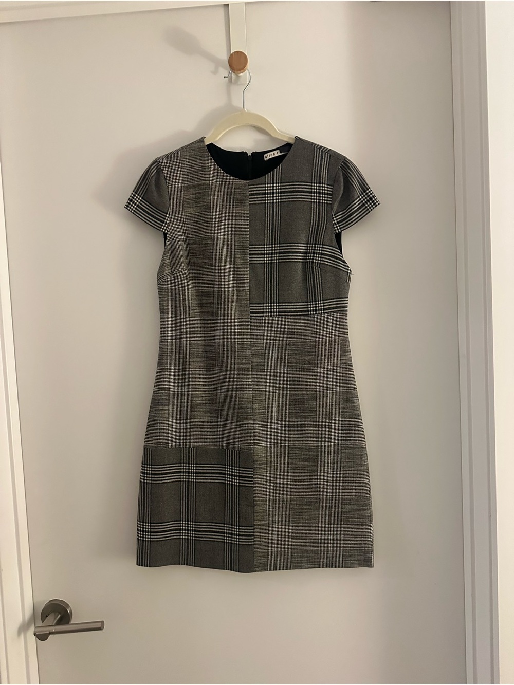 Alice & Olivia plaid dress